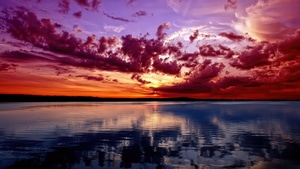 Sunset, Nature, 4K wallpaper