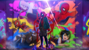 Spiderman Into The Spider Verse, Superheroes, Movies, Spiderman, Animated Movies, Artwork, Digital Art, Art, Spiderman Noir, Gwen Stacy, Spiderman 2099, Pixiv, 4K wallpaper