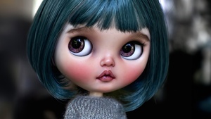Adorable, Cute doll, Blythe doll, 4K wallpaper