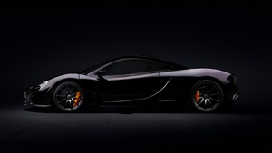 McLaren P1, Black cars, Dark background, 4K wallpaper