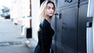 Blonde, Portrait, Girls, Model, 4K wallpaper