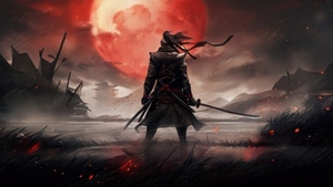 Samurai, Warrior, Artist, Artwork, Digital Art, Artstation, 4K wallpaper
