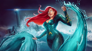 Mera, Superheroes, Artwork, Artist, Art, Digital Art, Artstation, 4K wallpaper