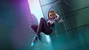 Gwen Stacy, Superheroes, Artwork, Artist, Digital Art, Artstation, 4K wallpaper