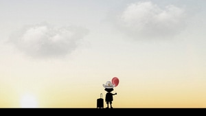 Alone, Balloon, Artist, Artwork, Digital Art, 4K wallpaper