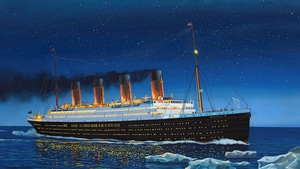Titanic, Boat, Artist, Artwork, Digital Art, 4K wallpaper