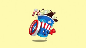 Captain America, Artwork, Artist, Art, Digital Art, Minimalism, Superheroes, 4K wallpaper