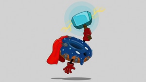 Thor, Artwork, Artist, Art, Digital Art, Minimalism, Superheroes, 4K wallpaper