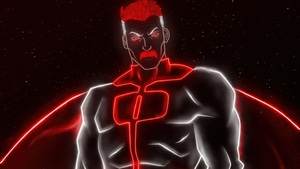 Omni Man, Invincible, Tv Shows, Neon, Artist, Artwork, Digital Art, Superheroes, 4K wallpaper