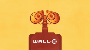 Wall E, Pixar, Disney, Movies, Minimalism, Minimalist, Yellow, Artist, Artwork, Digital Art, 4K wallpaper