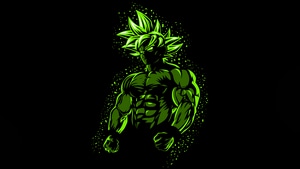 Goku, Anime, Artwork, Artist, Art, Digital Art, Dark, Black, , 4K wallpaper