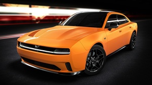 Dodge Charger Daytona, 2025, Dark background, 4K wallpaper