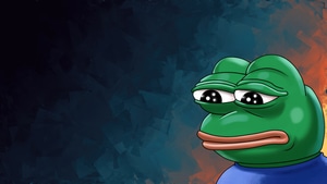 Pepe The Frog, Sad, Artist, Artwork, Digital Art, 4K wallpaper