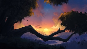 Sunrise, Morning, Artist, Artwork, Digital Art, Deviantart, 4K wallpaper