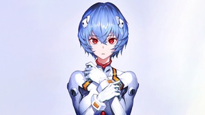 Rei Ayanami, Neon Genesis Evangelion, 4K wallpaper