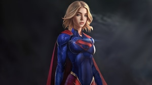 Supergirl, Milly Alcock, Superheroes, Artwork, Digital Art, Art, Artstation, 4K wallpaper