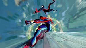 Miles Morales, Spiderman 2099, Spiderman, Superheroes, Artwork, Digital Art, , Pixiv, 4K wallpaper