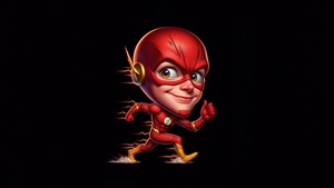 Flash, Superheroes, Minimalism, Minimalist, Artwork, Artist, Digital Art, Deviantart, 4K wallpaper