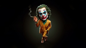 Joker, Supervillain, Superheroes, Minimalism, Minimalist, Artwork, Artist, Digital Art, Deviantart, 4K wallpaper