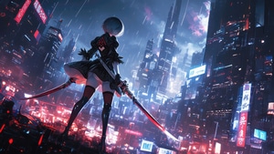 Nier Automata, Games, Artist, Artwork, Digital Art, Deviantart, Video Games, 4K wallpaper