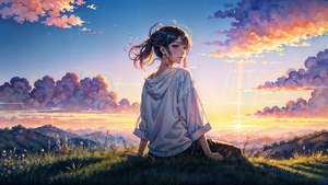 Anime Girl, Anime, Ai Girls, Ai, Artist, Artwork, Digital Art, Deviantart, 4K wallpaper