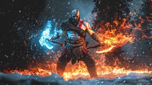 Kratos, God Of War, Games, Ps Games, Artwork, Video Games, 4K wallpaper
