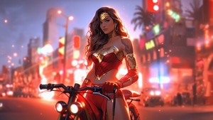 Wonder Woman, Superheroes, Artwork, Art, Artist, Digital Art, Gta, 4K wallpaper