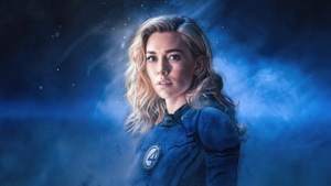 The Fantastic Four First Steps, The Fantastic Four, Movies, 2025 Movies, Fantastic Four, Vanessa Kirby, Artwork, Digital Art, Art, Superheroes, Invisible Woman, 4K wallpaper