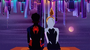 Miles Morales, Gwen Stacy, Spiderman, Superheroes, Artwork, Artist, Digital Art, Art, 4K wallpaper