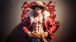 One Piece, Monkey D Luffy, Tv Shows, Anime, Artwork, Artist, Digital Art, , 4K wallpaper
