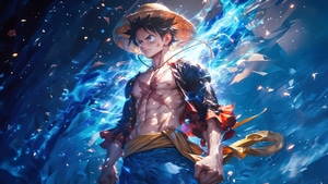 One Piece, Monkey D Luffy, Tv Shows, Anime, Artwork, Artist, Digital Art, , 4K wallpaper