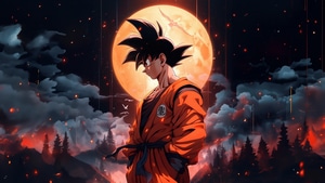 Goku, Anime, Artwork, Artist, Art, Digital Art, 4K wallpaper
