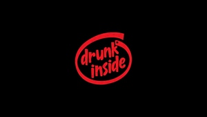 Funny, Dark, Black, Oled, Computer, Intel, Artist, Artwork, Digital Art, 4K wallpaper