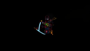 Deadpool, Superheroes, Artwork, Art, Digital Art, Dark, Black, 4K wallpaper
