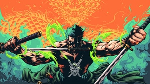 Roronoa Zoro, One Piece, Anime, Artist, Artwork, Digital Art, Behance, 4K wallpaper
