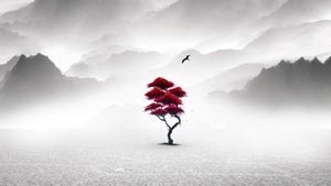 Tree, Artist, Artwork, Digital Art, 4K wallpaper