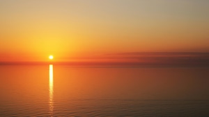 Relaxing, Sunset, Ocean, Sea, Nature, 4K wallpaper