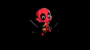 Deadpool, Superheroes, Dark, Black, Oled, Artist, Artwork, Digital Art, 4K wallpaper