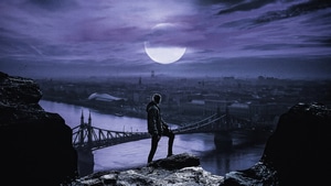 Alone, Dark, Artist, Artwork, Digital Art, 4K wallpaper