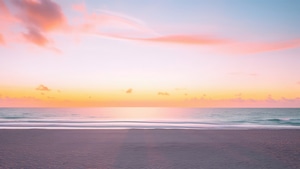 Relaxing, Beach, Sunset, Nature, 4K wallpaper