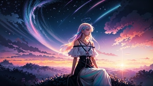 Anime Girl, Anime, Ai Girls, Ai, Artist, Artwork, Digital Art, Deviantart, 4K wallpaper