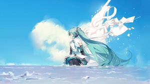 Hatsune Miku, Vocaloid, Anime, Anime Girl, Artist, Artwork, Digital Art, Pixiv, 4K wallpaper