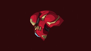 Hulkbuster, Iron Man, Superheroes, Minimalism, Minimalist, Artist, Artwork, Digital Art, 4K wallpaper