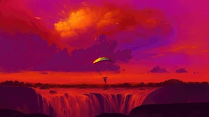 Paragliding, Artist, Artwork, Digital Art, Deviantart, 4K wallpaper