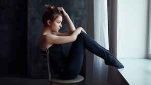 Girls, Model, 4K wallpaper