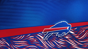 Buffalo Bills, Logo, Blue background, NFL team, American football team, 4K wallpaper