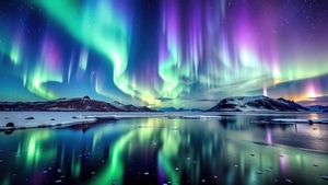 Nature, Northern Lights, Lake, Artist, Artwork, Digital Art, Deviantart, 4K wallpaper
