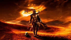 The Mandalorian, Tv Shows, Star Wars, Artwork, Digital Art, 4K wallpaper