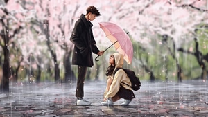 Couple, Love, Rain, Umbrella, Artist, Artwork, Digital Art, 4K wallpaper