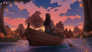 Boat, Artist, Artwork, Digital Art, 4K wallpaper